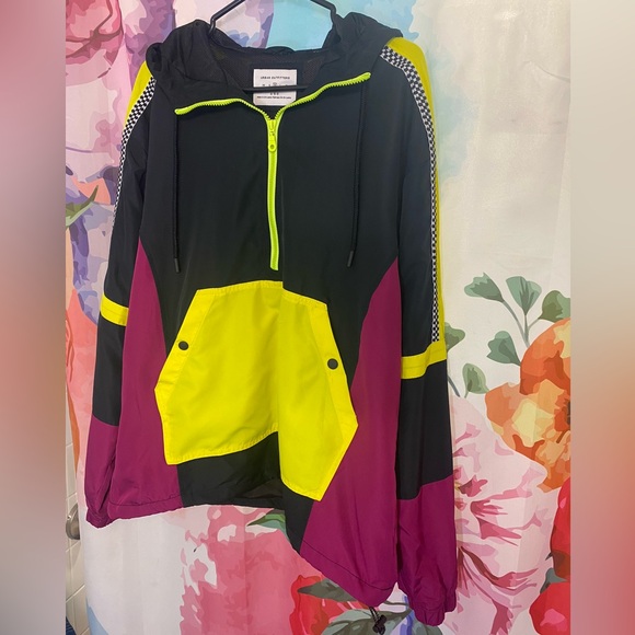 Urban Outfitters 90s Colourblock Windbreaker - Picture 6 of 16